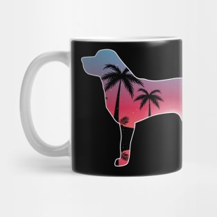 Labrador Beautiful Sunset Beach Palm Tree Mug